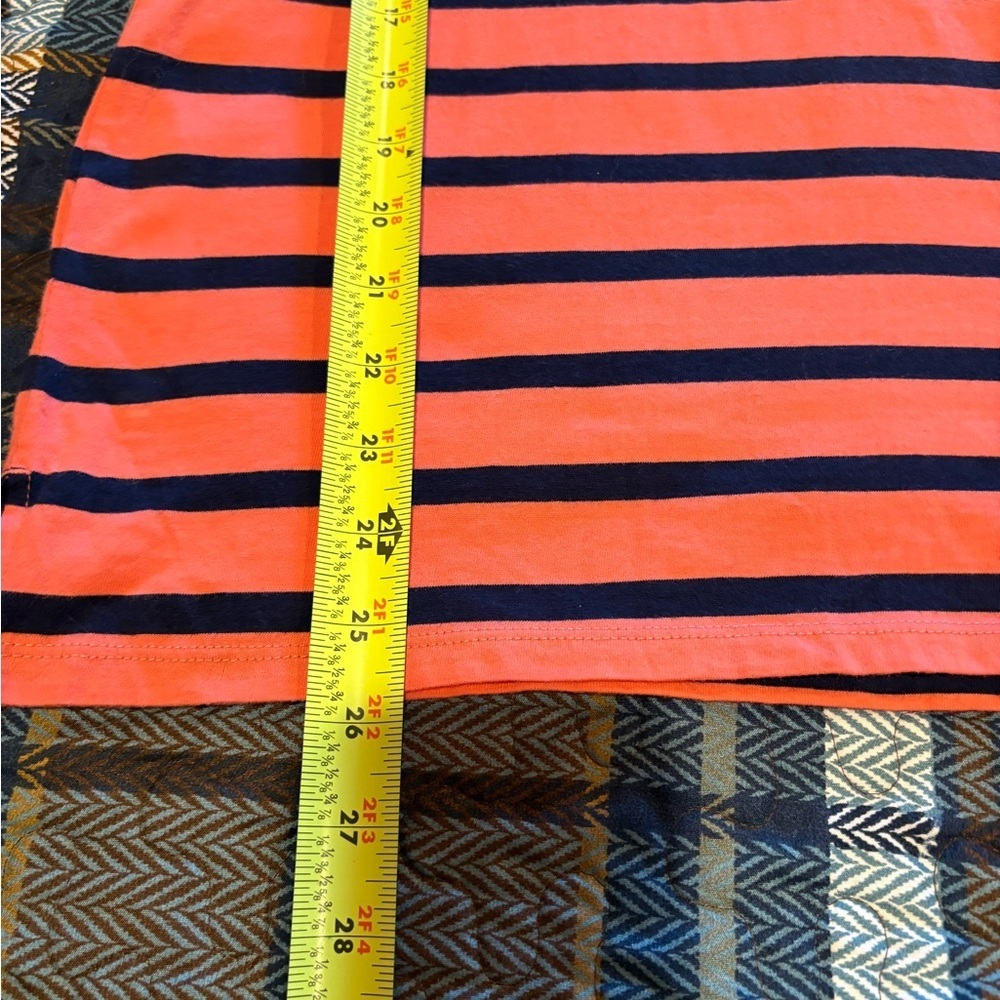 Old Navy Women's 3/4 Sleeve Stripe Top in Mariner Pink Stripe size Small - Picture 8 of 9